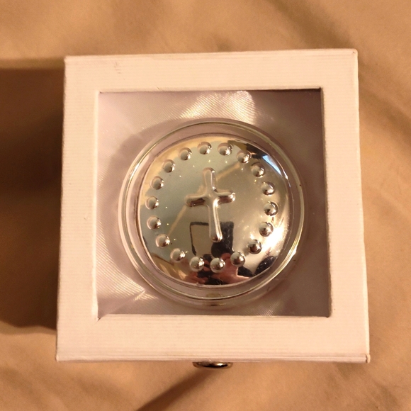 💲3 for $20💲Silverplate Classic Keepsake 1st Tooth & Curl Box - Picture 2 of 6